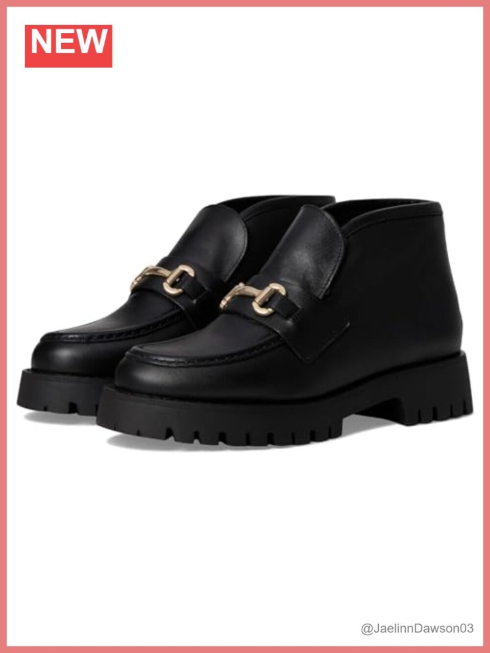 Steve Madden Leon Women's Ankle Booties Block Heel Pull-On Leather Round Toe